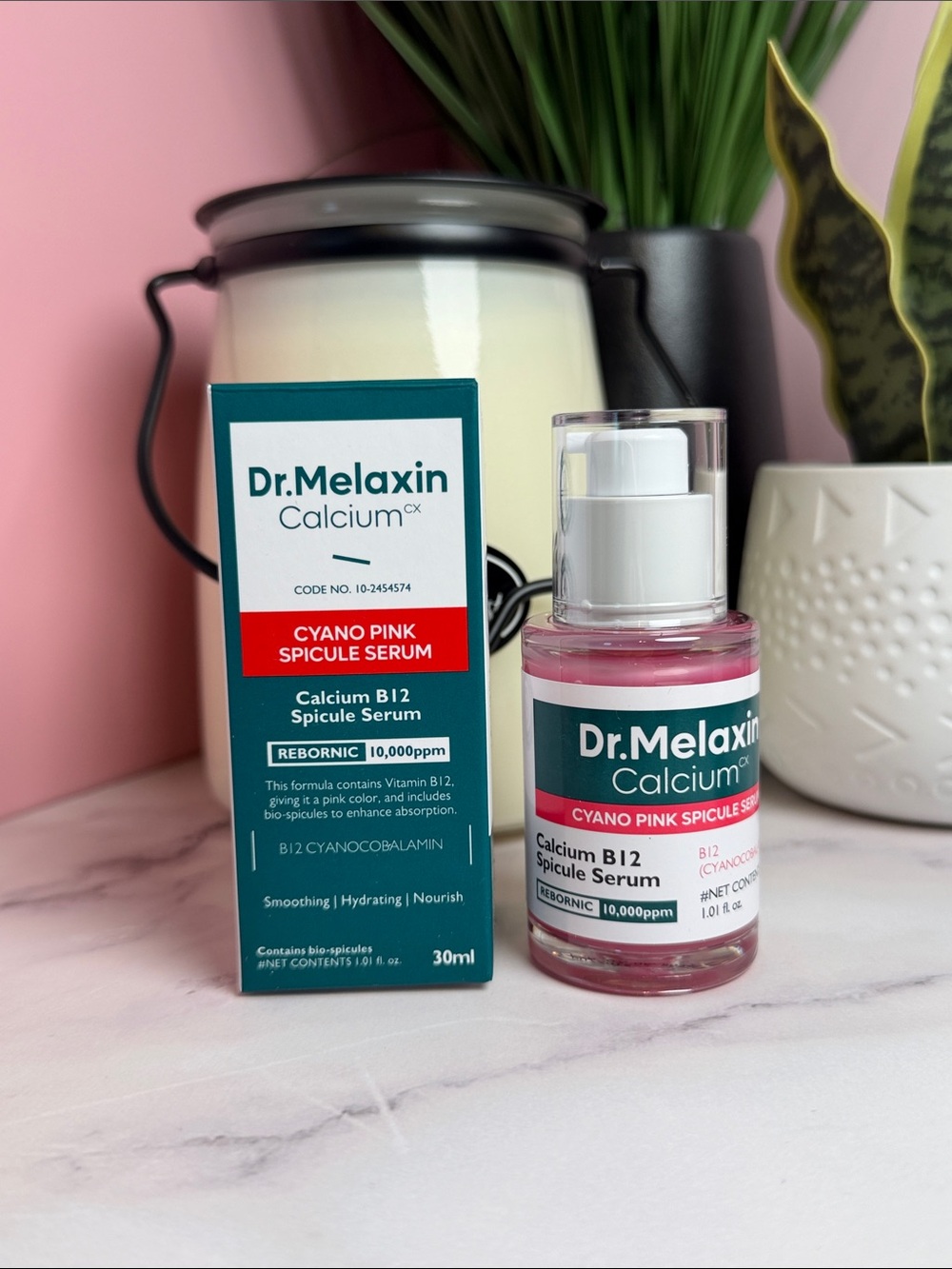 Calcium Cyano Pink Spicule Serum - Pink